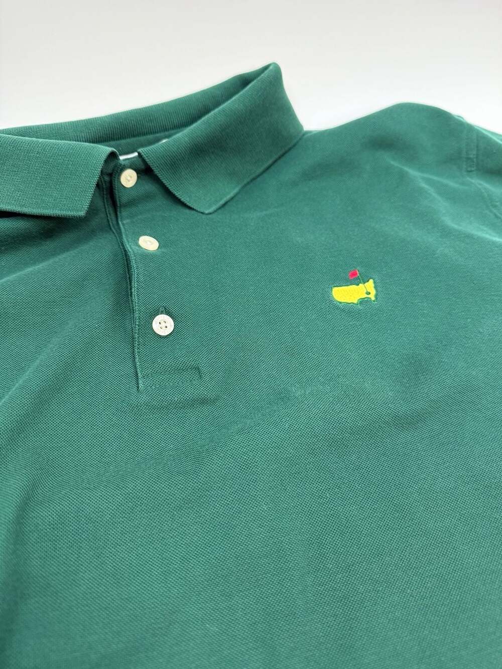 Augusta National Golf Shop Masters Green Mercerized Cotton Polo Shirt XXL